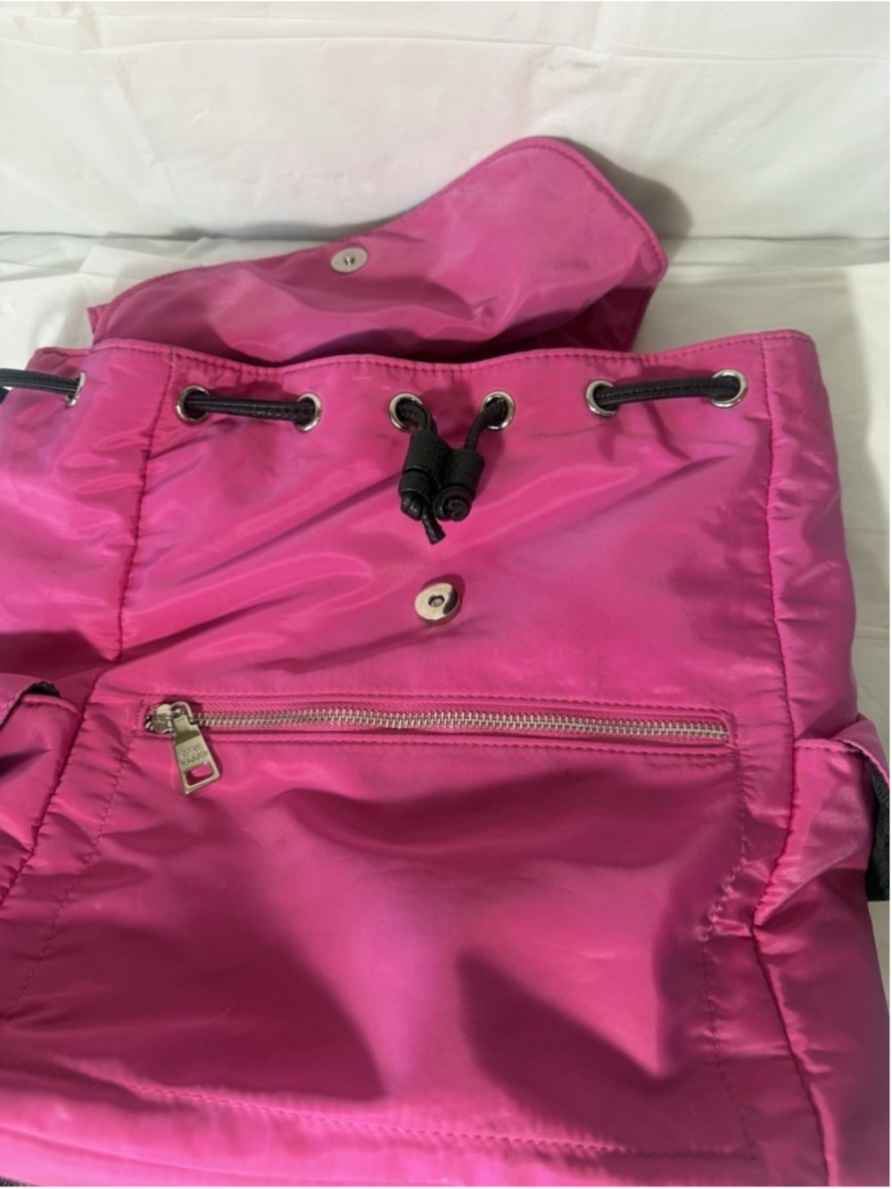 STEVE Madden Backpack HOT Pink WITH WRISTLET POUCH - Picture 15 of 16